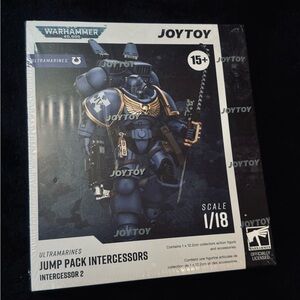 JOYTOY Warhammer 40K Ultramarines Jump Pack Intercessor 2 1/18 Figure New Sealed